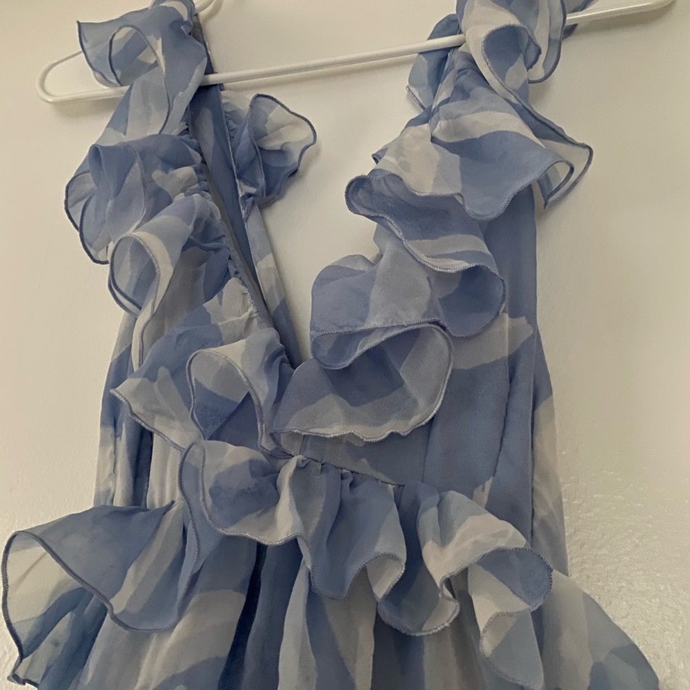 Abercrombie Drama Ruffle Maxi Dress - Picture 2 of 4